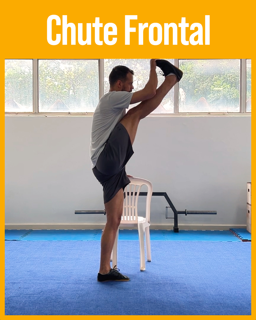 Chute frontal amarelo